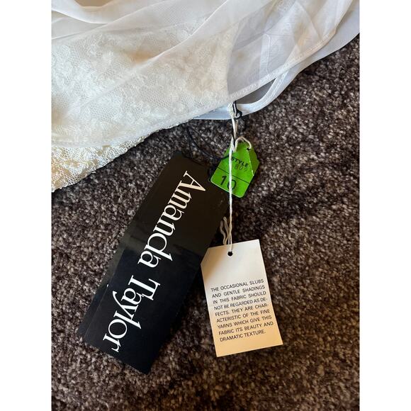 Vintage short wedding dress cowl neck drape lace - Picture 7 of 8